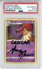 PSA Signed Marc Thompson Gengar 057/198 Holo Trick or Trade Pokemon Card