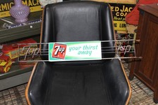 RARE  1950s 7UP SODA POP 3-PC PAINTED CHROME ...