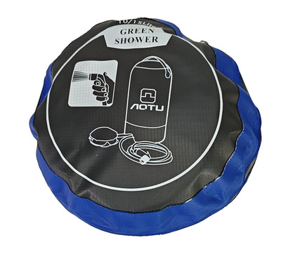 Tragbare Camping Duschtasche 15L 4 Gallonen Blau Camping Dusche