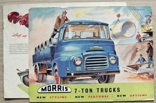 MORRIS 7 TON TRUCKS Sales Brochure June 1959 #H5966