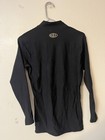 Under Armour Coldgear Infrared Mock Neck Compression Shirt XL Black Fitted EUC