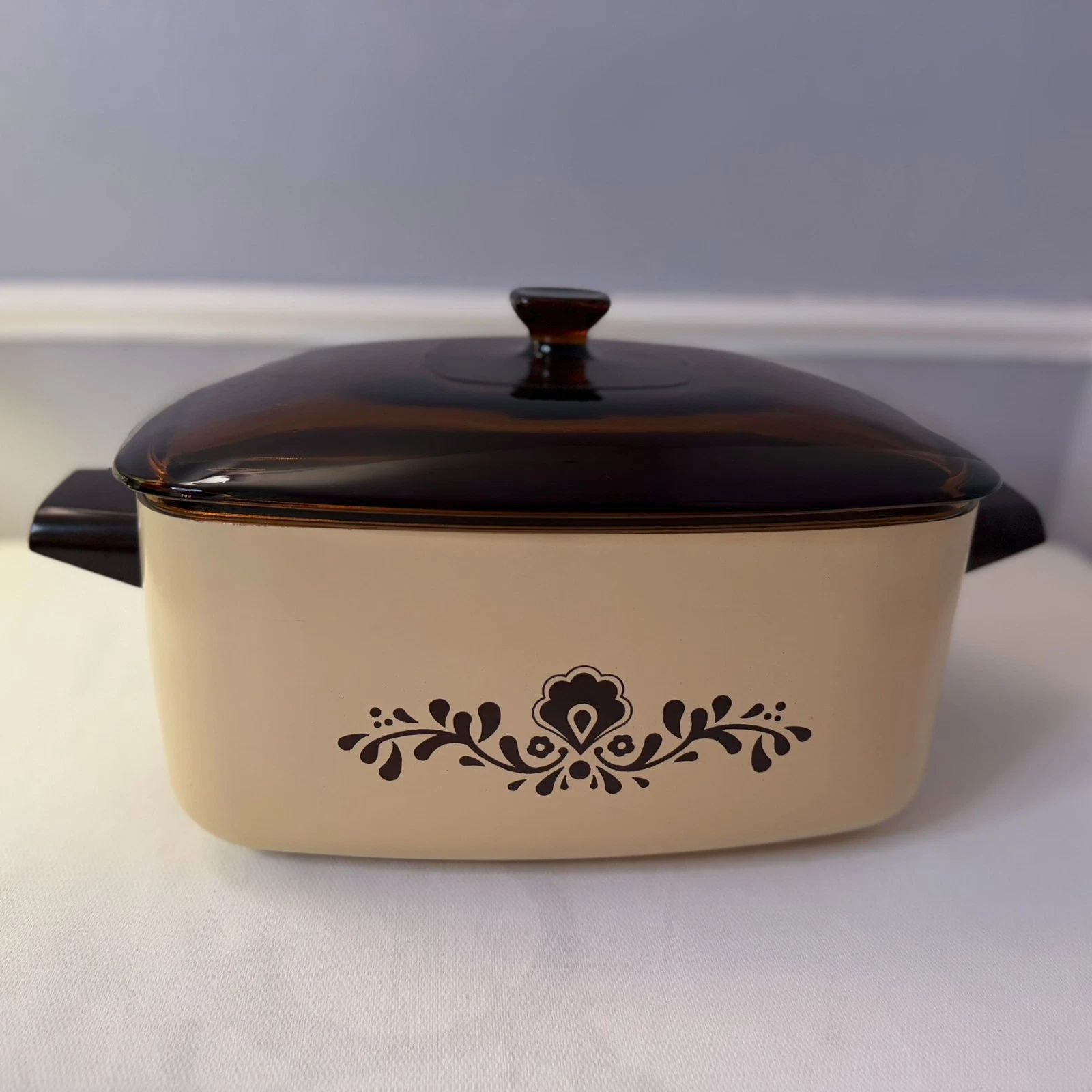 Vintage West Bend Slow Cooker Food Warmer Casserole Dish w Lid NO HEATING BASE