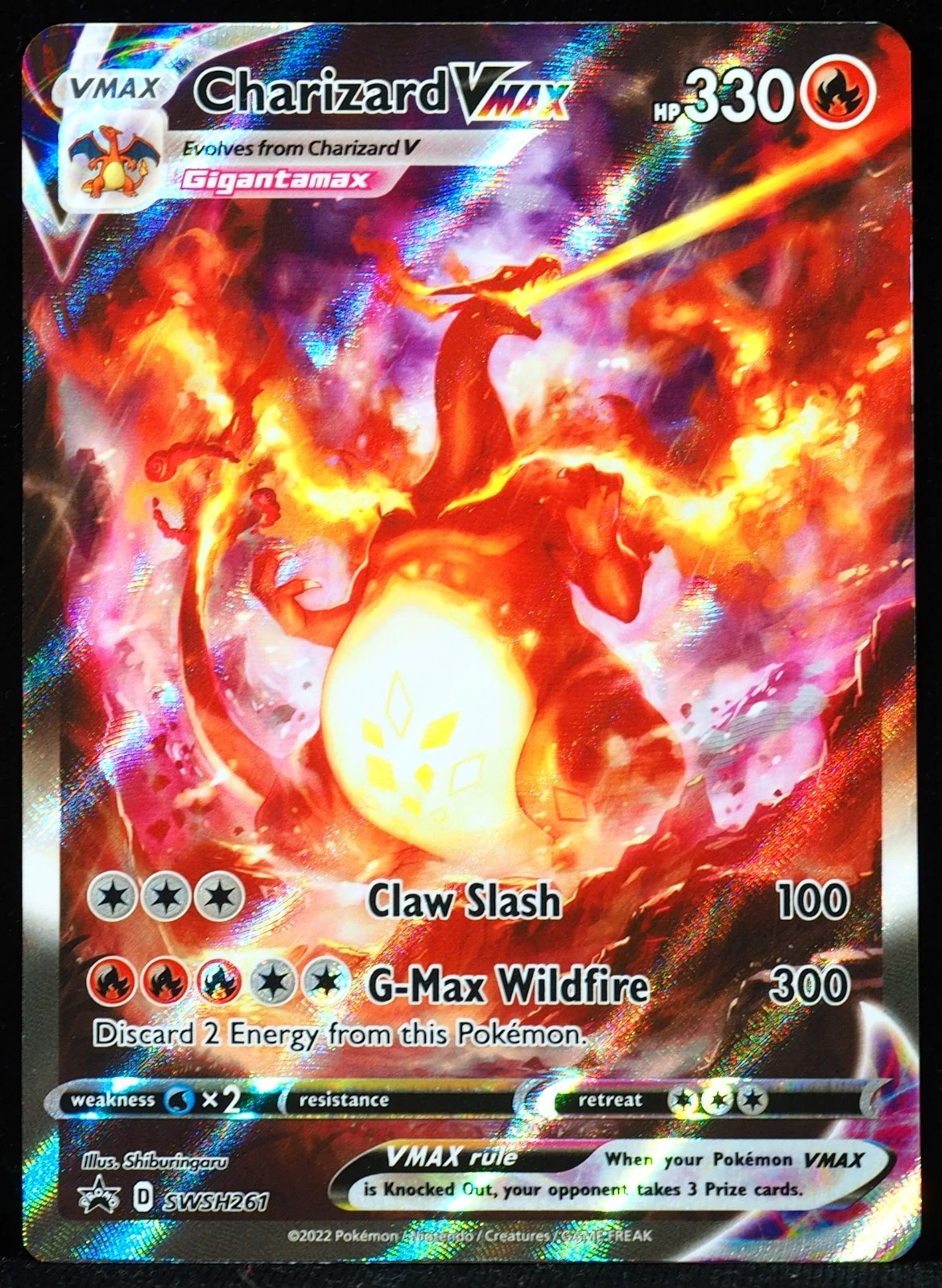 Deal for Charizard VMAX #SWSH261 NM/M Pokemon Card