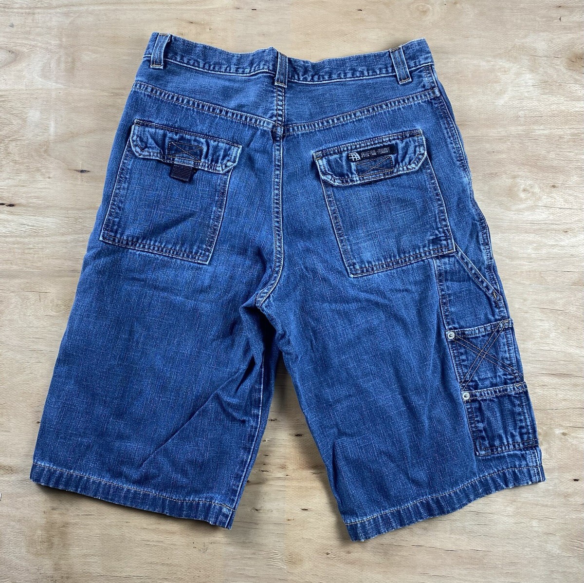 90s GUESS USA製 Denim Buggy Short 32 Vintage 90s Guess Jeans Shorts 36 Blue Denim Baggy Fit Jorts