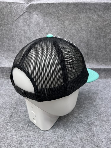 Volcom Hat Cap Snap Back Adult One Size Blue Geometric Polyester Trucker Skate - Picture 7 of 12