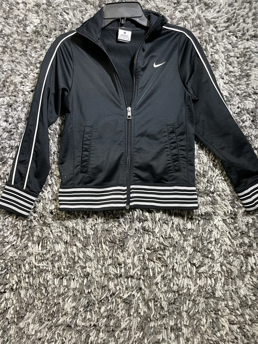 Girls black 2025 nike coat