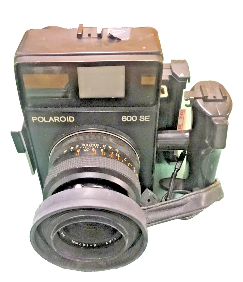 Polaroid 600SE Medium Format Camera w/127mm Mamiya Lens