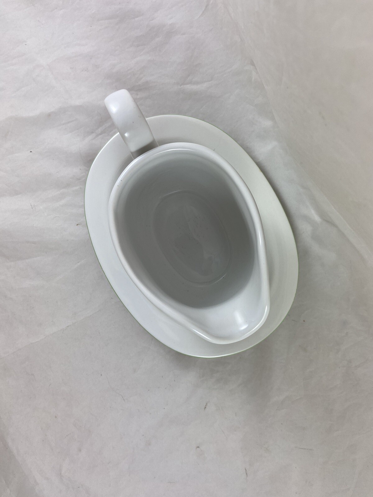 Corelle Coordinates Gravy Boat & Saucer Pink Flowers Blue Flowers 1.75 U.S. Cup