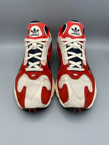 RARE Adidas Yung-1 Red/Navy/White B37615 Men's Trainers Size Uk 10 Eur 44.2/3 - Picture 6 of 10