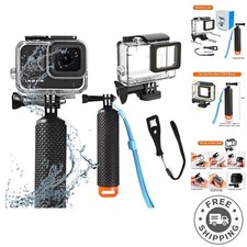 Dive Housing Case for GoPro Hero 7/6/5 with Anti-Lost Floating Grip Kit