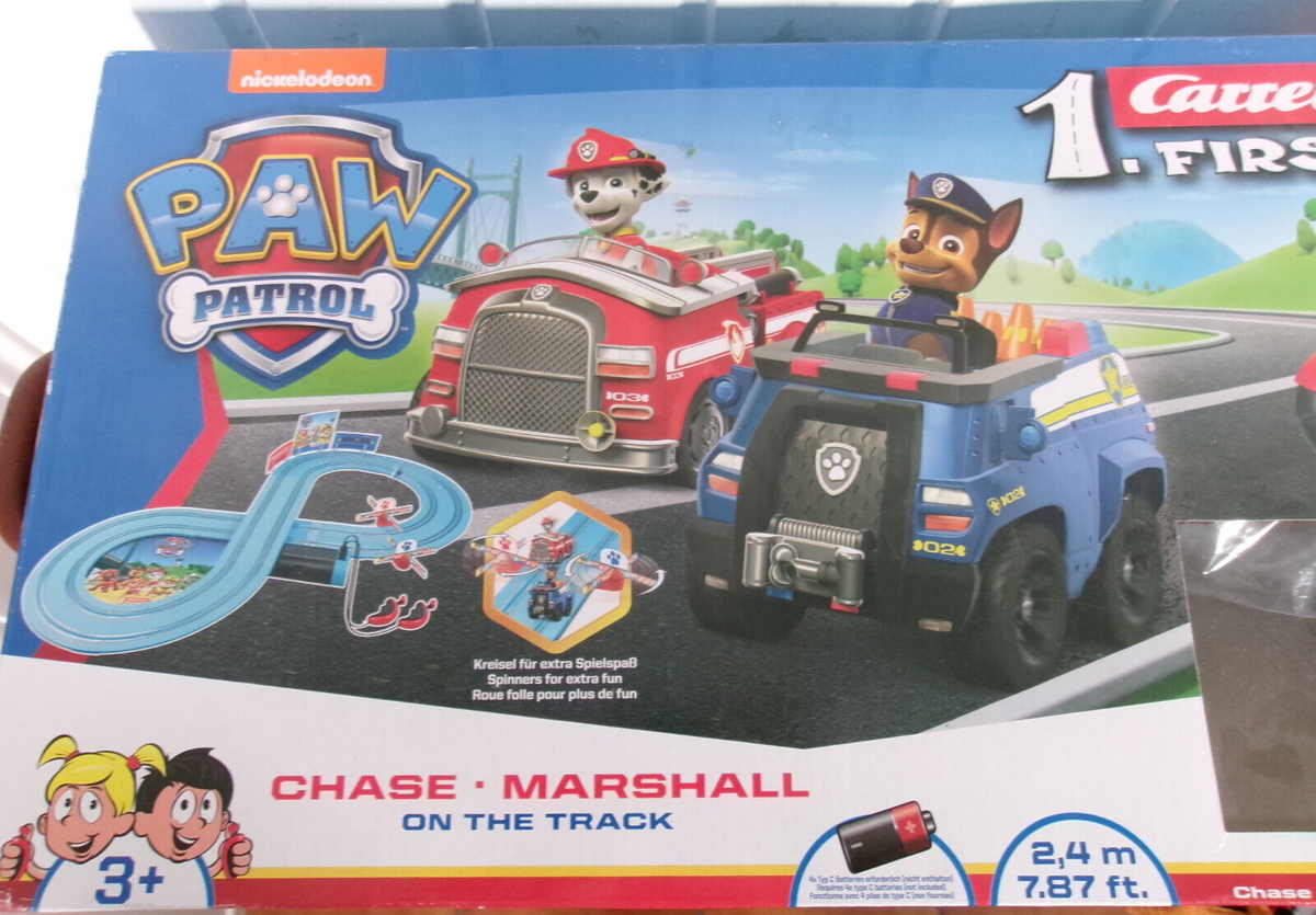Lot De Voitures De Course Pat'Patrouille / Paw Patrol En Métal - Très Bon état