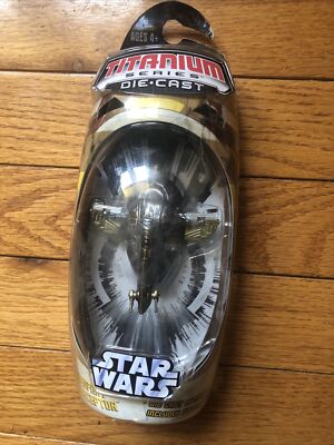 STAR WARS MicroMachine Titanium Series FIRESPRAY INTERCEPTOR Hasbro 2006 NIP