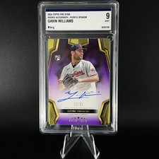 [BRG Grading] 2024 Topps Five Star Autographs Gavin Williams Purple /50 RC