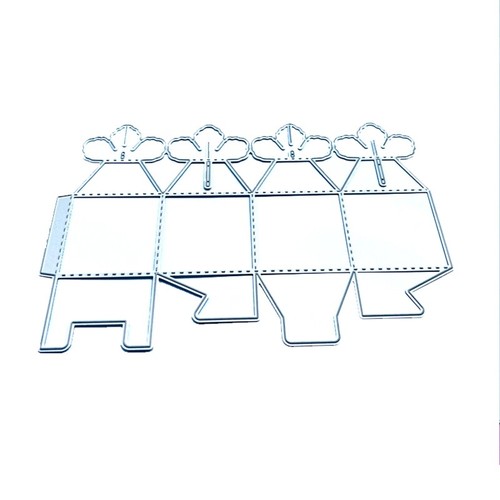 3D Box Metal Cutting Die – Carbon Steel Die Cuts For Card Making, Scrapbooking, Paper Crafts, Embossing, Clearance Deal - View #2