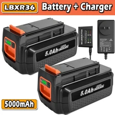 5.0AH for Black & Decker 40V 40 Volt Max Replace Lithium Battery LBXR36 LBXR2036