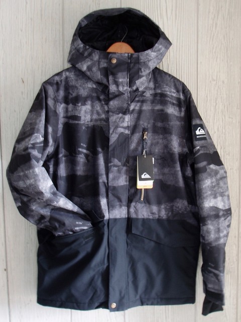 quiksilver mens snowboard jacket