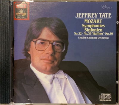 Mozart Symphonies 32 35 & 39 JEFFREY TATE Swiss EMI CD CDC 7473272