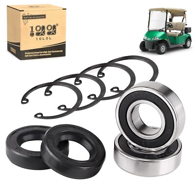 Golf Cart Rear Axle Bearing & Seal Kit for EZGO Txt/Rxv/Medalist/Marathon Electr