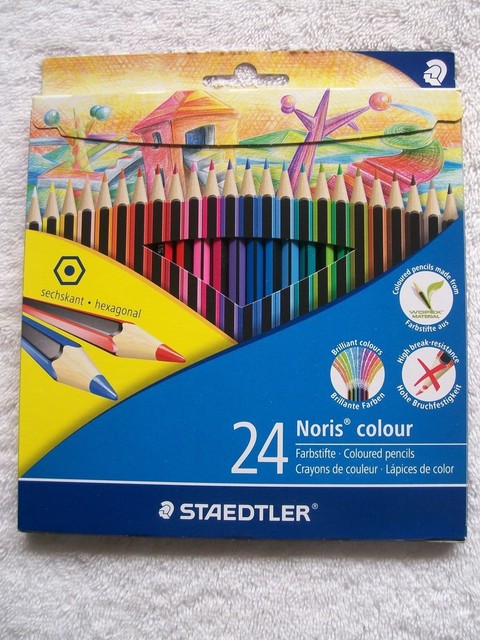 staedtler 185 c24 noris colour colouring pencil assorted colours