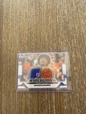 2022 Prizm Draft Picks #WS-SS Shaedon Sharpe Widescreen White Sparkle (C3)