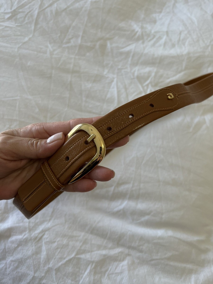 Pierre Cardin Light Brown Smooth Classic Leather Belt  display picture 3