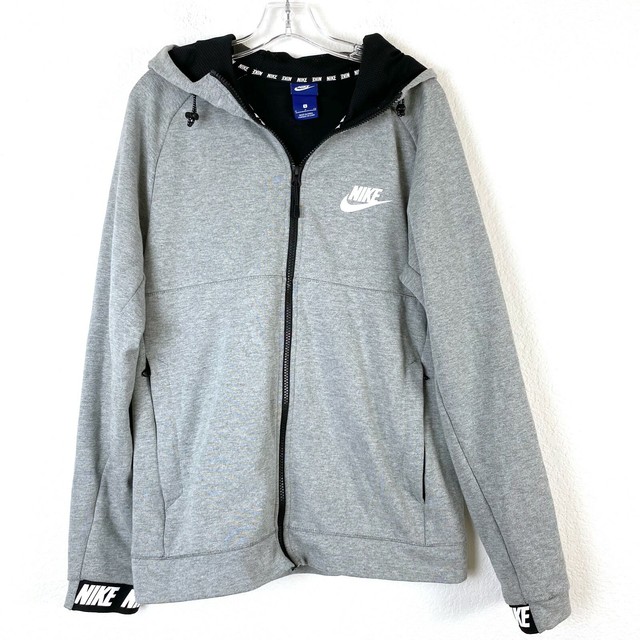 nike nsw av15 flc fz capuz