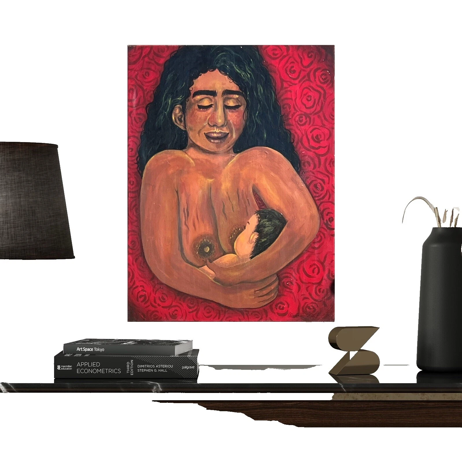 Canvas Black Folk Art Art Paintings