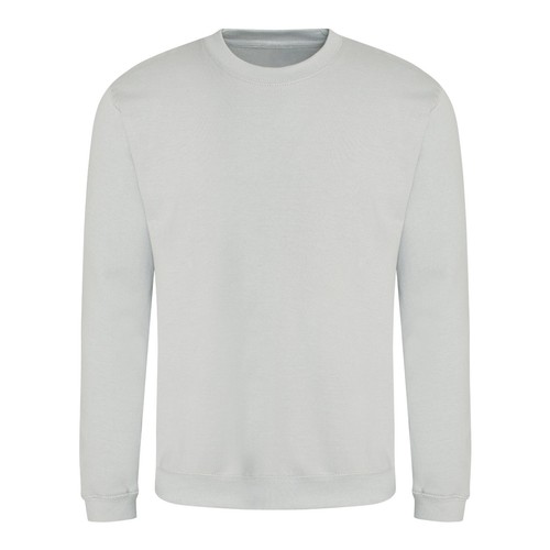 Mens Plain Sweatshirt Crew Neck Jumper Top Sweater Casual Sweat Top Ladies AWDis - Picture 22 of 43
