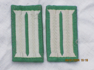 Bw Kragenspiegel,Jägertruppe,Grenadier,Para,grün,Manschaft 1 Paar, 30x57mm, #2