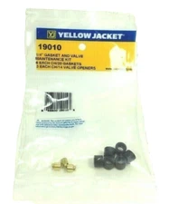 19010 NEW GENUINE Yellow Jacket 1/4" Hose Gasket & Valve Opener Depressor O-ring