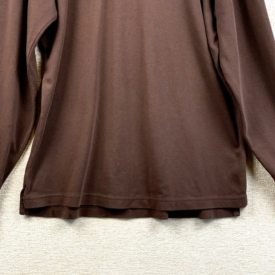 Camisa Polo de Golf FAIRWAY & GREENE Signature Para Hombre Grande Marrón Clásica Logo Preppy Foto 3 de 4