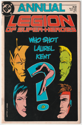 Legion of Super-Heroes Annual #1 VF 8.0 1985 DC Comics - Combine Shipping - Afbeelding 1 van 2