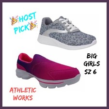 NWT Big Girls Athletic Works Sneaker Set Sz 6