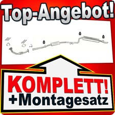 Auspuff für FIAT SEICENTO 1.1 1998-2004 +Rohr Vorne Auspuffanlage