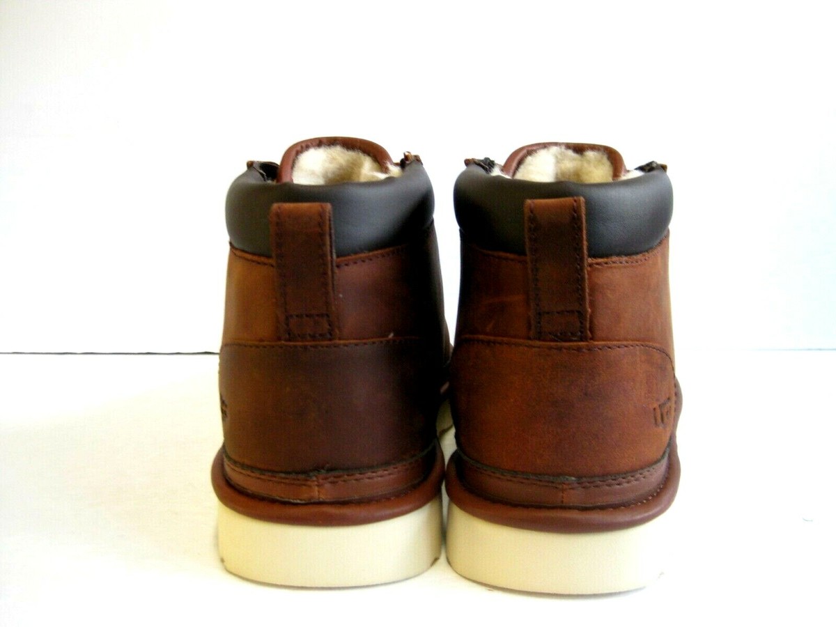 UGG Leather Ankle BOOTS Neumel Utility Chukka Gingerbread