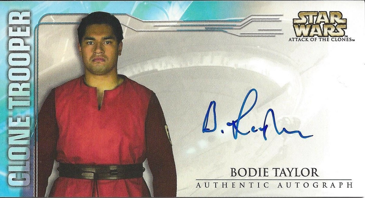 Star Wars Attack of the Clones Widevision AOTC 2002- Bodie Taylor