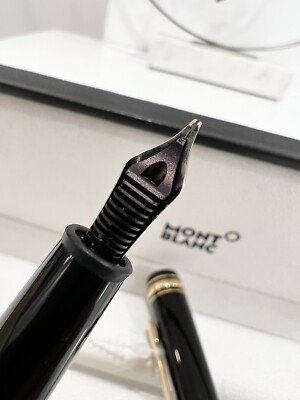 Montblanc Meisterstück Gold-Coated Fountain Pen 140mm $650 | eBay