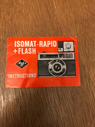 Agfa-Gevaert AG Camera-Werk Isomat-Rapid + Flash Original Instruction Manual.  - Picture 1 of 6