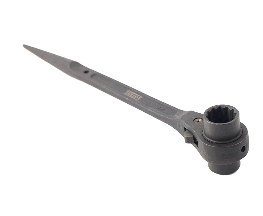 4pc Professional Scaffold Double Socket Podger Ratchet Wrench Set:17x19-23x26mm - Image 3 of 4