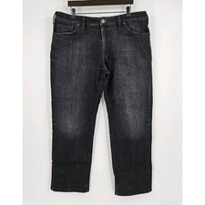 34 Heritage Charism Comfort Rise Classic Mens Sz 40/32 Jeans Black Dark Wash