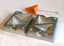 5oz &  6oz Triangle Pyramid 2 in 1  lead weight Mould sea fishing for beach rod
