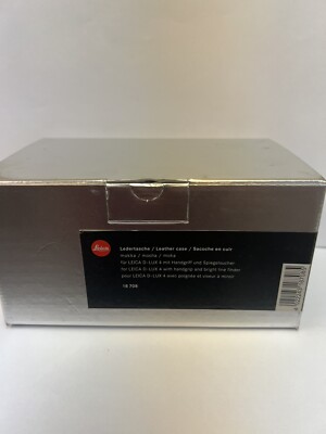 Leica Leather Case # 18708 for Leica D-LUX 4 with the handgrip attached