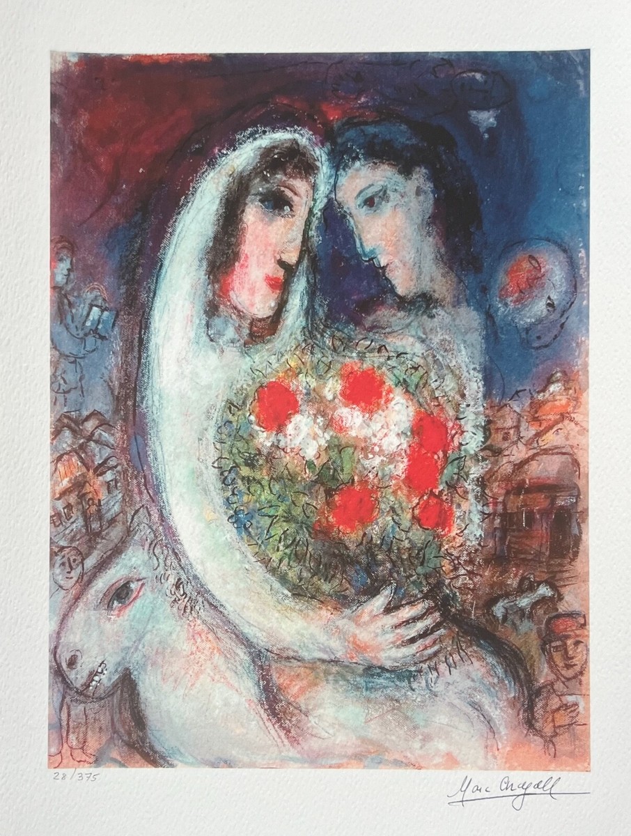 Marc Chagall MARRIAGE Facsimile Signed & Numbered Giclee Art 16