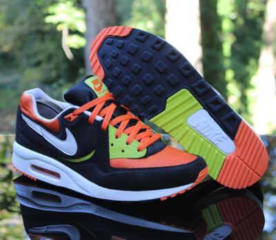 Nike Air Max Light 2007 Men's Size 10 Black Green Orange Nike Air Max Light 2007 Men's Size 10 Black Green Orange