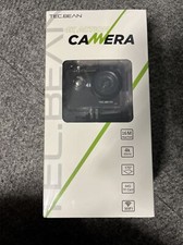 TEC.BEAN 4K Action Camera 16MP WiFi Waterproof LCD Sports Camera, NEW