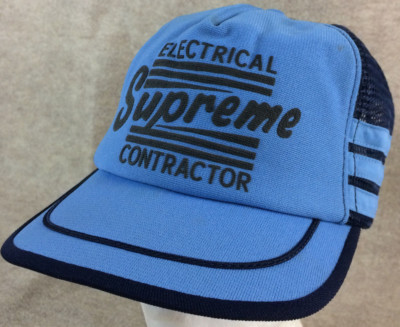 baby blue supreme hat