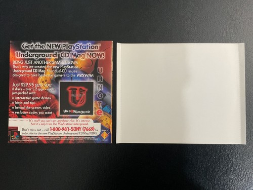 Jampack Vol. 2 PS1 PlayStation Artwork & Instruction Manual Only - Picture 3 of 4