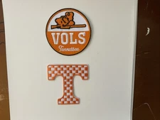 (2) Tennessee volunteers￼Vintage VOLS Embroidered Iron On Patches Patch Lot 3”
