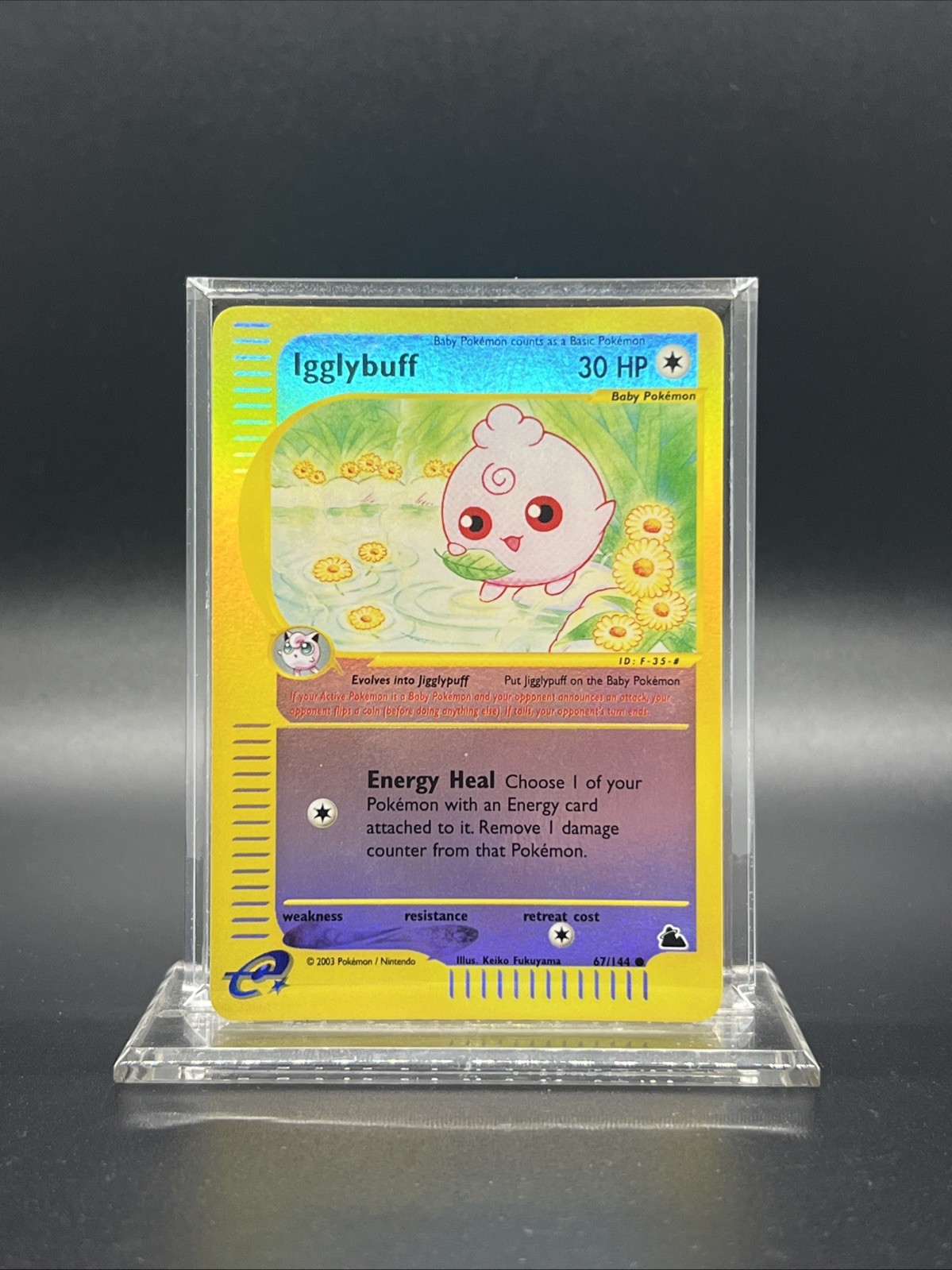 Igglybuff 67/144 Skyridge Reverse Holo NEAR MINT Pokemon