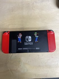 Nintendo Switch Neon Red Joy-Con, charger, Controller & charging dock